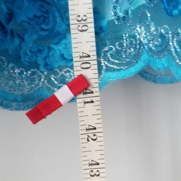 Blue dress for girls for special occasions - Picture 3 of 5